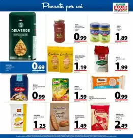 Volantino A&O Pagina 9: Emiliane Barilla pasta all'uovo assortito €1,19, Morato pane spuntinelle per tramezzini €0,99