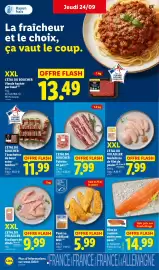 Catalogue Lidl | Du 24/09 au 30/09 Les promos de la semaine page 10: Pané au cabillaud MSC €5,99, L'ÉTAL DU VOLAILLER €7,99