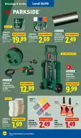 Catalogue Lidl | Du 24/09 au 30/09 Les promos de la semaine page 54