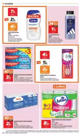 Catalogue Netto semaine 39 page 20: Sanex Crème douche surgras €4,62, Colgate Dentifrice Max Fresh Ultra Fraîcheur €3,32