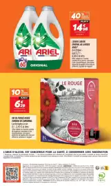 Catalogue Netto semaine 39 page 24: ARIEL Lessive liquide Original €14,98, Domaine de Carbonnel Vin de France Rouge €6,29