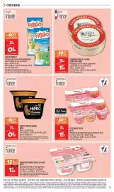 Catalogue Netto semaine 39 page 9: Netto P'TITE MOUSS' FRUITS €2,99, Isigny Sainte Mère Camembert moulé à la louche €4,62