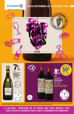 E.Leclerc Drive | Foire aux vins d'automne (valable jusqu'au 10-10)