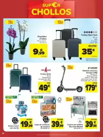 Folleto Carrefour Página 20: Navee Patinete eléctrico Scooter V40i €179,00, Trolley New York €35,00