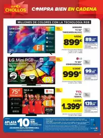 Folleto Carrefour Página 3: Samsung tv 55" tmr55r85hauxxc €899,00, LG Mini RGB evo AI TV 65" €999,00