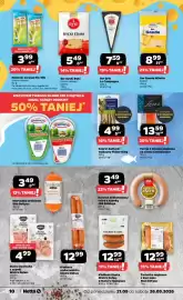 Netto gazetka tydzień 39 Strona 10: Porcja z łososia wędzona na zimno Connoisseur €13,59, Ser Brie La Campagna €7,59