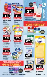Netto gazetka tydzień 39 Strona 11: Ser Mozzarella La Campagna €9,99, Ser topiony Miletto €1,99