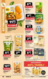 Netto gazetka tydzień 39 Strona 20: Kebab z kurczaka Twoje Bistro €12,99, Pлаstry Violife €5,49