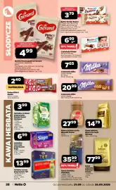 Netto gazetka tydzień 39 Strona 28: Czekolada Milka €20,99, Baton Kinder Bueno €3,79