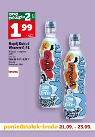 Topaz gazetka Strona 5: Napój Kubuś Waterrr o smaku arbuza €1,99