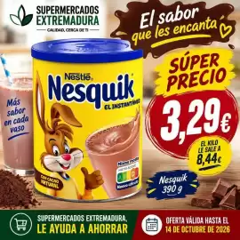 Folleto Supermercados Extremadura Página 4: Nestlé - supermercados extremadura €3,29