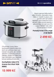 Datart leták Strana 3: Pomalý hrnec ETA Largo 2138 90000 €2.499,00