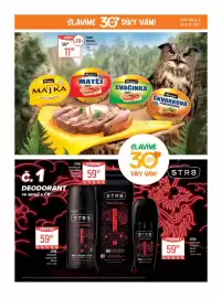 Globus leták týden 39 Strana 18: Hamé Paštika €11,90, Str8 deodorant ve formě roll-on €59,90