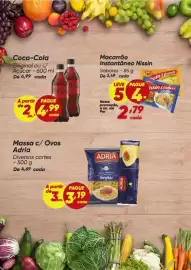Tabloide Dia Página 2: Coca-Cola Original ou s/ Açúcar €4,99, Massa c/ Ovos Adria €3,19