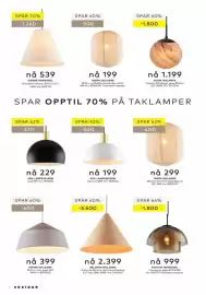 Skeidar kundeavis Side 4: AISHA TAKLAMPE €1.199,00, ADIL LAMPESKJERM €229,00