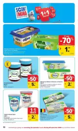 Carrefour Market folder week 39 Pagina 10: Margarine Bakken & Braden of Smeren Becel €2,69, Yoghurt Greek Style Alpro €2,79
