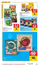 Carrefour Market folder week 39 Pagina 25: Kattensnacks Felix, Dentalife en Gourmet €3,98