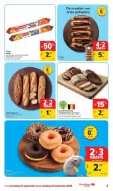 Carrefour Market folder week 39 Pagina 3: Half stokbrood €1,38, Zuurdesembrood €2,63