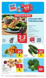 Carrefour Market folder week 39 Pagina 4: Courgettes €1,59, Gesneden fruit in ronde potjes en bavarois Carrefour €5,00