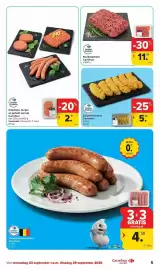 Carrefour Market folder week 39 Pagina 5: Chicken tenders Carrefour €5,95, Rundergehakt Carrefour €11,89