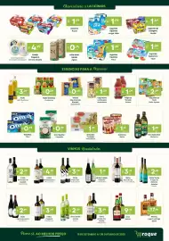 Folheto Roque Supermercados Página 3: Arroz Agulha Caçarola €0,99, Vinho Cesteira Tinto/Branco €3,49