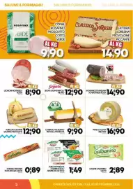 Volantino Enne Market Pagina 2: Casertico Val Boiano provola affumicata €9,90, Segata salame napoli / milano €12,90