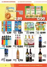 Volantino Enne Market Pagina 6: San Benedetto bibite zero €0,50, Ceres birra strong ale €1,70