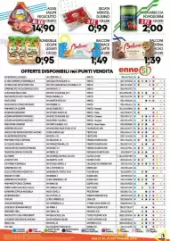 Volantino Enne Market Pagina 8: Segata würstel di suino classici €0,99, Balconi snack latte €1,49