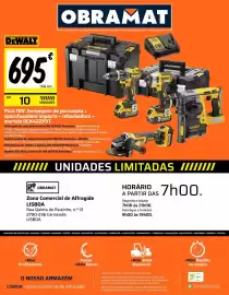 Folheto Obramat Página 8: DeWalt pack 18v €695,00