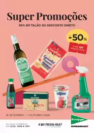 Folheto El Corte Inglés Página 1: Super Promoções GIRAR P 50% EM TALÃO OU DESCONTO DIRETO -50% OLIVEIRA DA SERRA VIRGEM