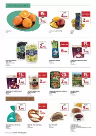 Folheto El Corte Inglés Página 16: Espargos verdes €6,49, Preparado de alho-francês e cenoura €2,29