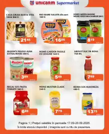 Catalog Unicarm Pagină 1: Home Garden măsline negre/verzi fără sâmburi €8,19, Rio mare Insalatissime Texana e Tonno €16,05