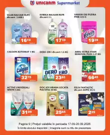 Catalog Unicarm Pagină 9: Dero 2in1 div.sort €23,85, Ariel extra stain removal plus €66,45