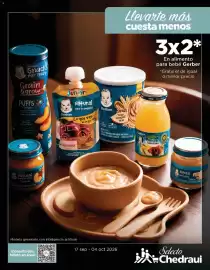 Folleto Chedraui Página 1: Gerber Snacks for Baby Grain &grow PUFFS Peach Naturally flavored with omo natural flavors Puffed