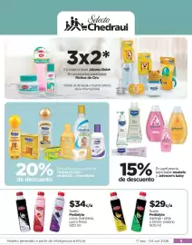 Folleto Chedraui Página 5: Mustela y johnson's baby, Ricitos de Oro, HUGGIES y KleenBebe