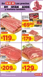 Folleto HEB semana 38 Página 3: Hcf - salchicha para asar natural o con queso €69,90