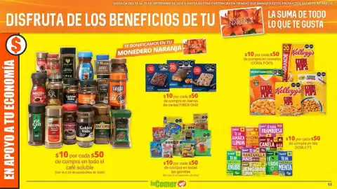 Folleto La Comer Página 13