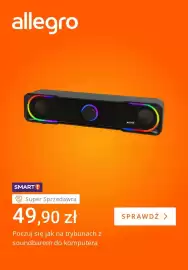 Allegro gazetka tydzień 38 Strona 4: Soundbar do komputera Blow €49,90