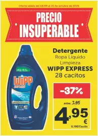 Folleto Masymas Página 2: Wipp express - detergente ropa liquido limpieza €4,95