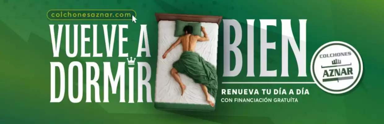 Folleto Colchones Aznar (válido hasta el 30-09)