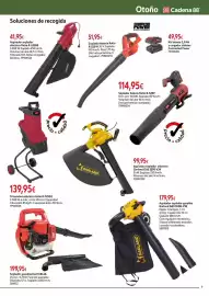 Catálogo Cadena88 Página 9: Garland - aspirador soplador eléctrico gas €99,95, Ratio - soplador batería r-s20p €114,95