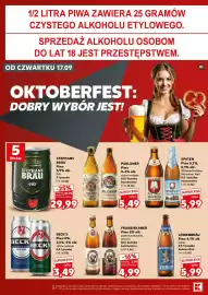 Kaufland gazetka Strona 22: Piwo Paulaner Oktoberfest Bier €5,49, Piwo Spaten Oktoberfestbier €5,99