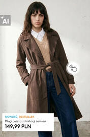 Sinsay gazetka tydzień 38 Strona 10: Długi płaszcz z imitacji zamszu €149,99