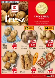 Kaufland gazetka Strona 12: Bułka pszenno-żytnia €0,69, Bułka orkiszowa z ziarnami €1,19
