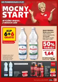 Kaufland gazetka Strona 2: Woda mineralna gazowana Muszynianka nisko nasycona CO2 €1,64