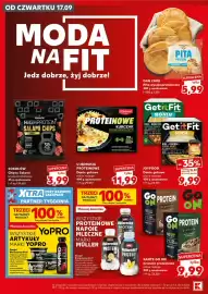 Kaufland gazetka Strona 20: Chipsy salami wysokoproteinowe Sokołów €3,99, Pita wysokoproteinowa Dan Cake €5,99
