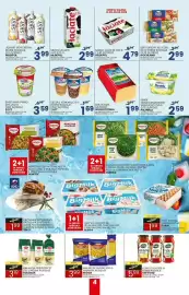 Wafelek gazetka Strona 4: Ser Gouda Włoszczowa €1,99, Mleko Łaciate UHT 3,2% 1 L €2,99