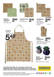 Zeeman Prospekt woche 38 Seite 16: Topflappen €2,99, Geschirrtuch €2,19