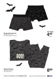 Zeeman Prospekt woche 38 Seite 10: Kinder-Pyjama €8,99, Kinder-Boxershorts €4,49