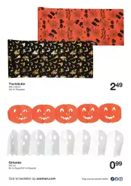 Zeeman Prospekt woche 38 Seite 14: Girlande €0,99, Tischläufer €2,49